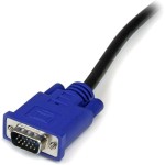 StarTech.com 10ft Ultra-Thin USB VGA 2-in-1 KVM Cable - VGA KVM Cable - USB KVM Cable - KVM Switch Cable (SVECONUS10)